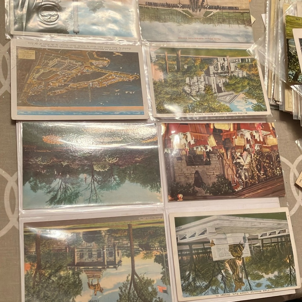 89 Vintage Chicago Postcards